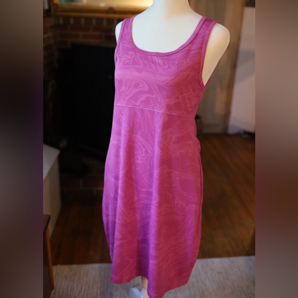 Columbia Pink Swirl Patterned Dress